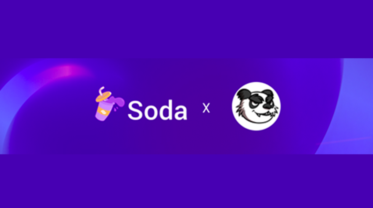 Soda Partners with MetaPandaClub for Enhanced NFT Project & Community Support